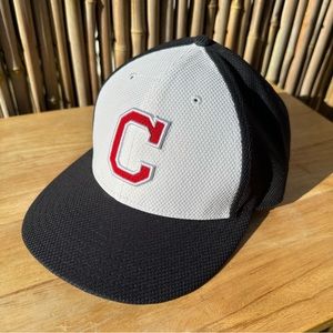 MLB 2016 New Era Cleveland Indians Fitted Low Crown Baseball Hat Size 7 1/2
